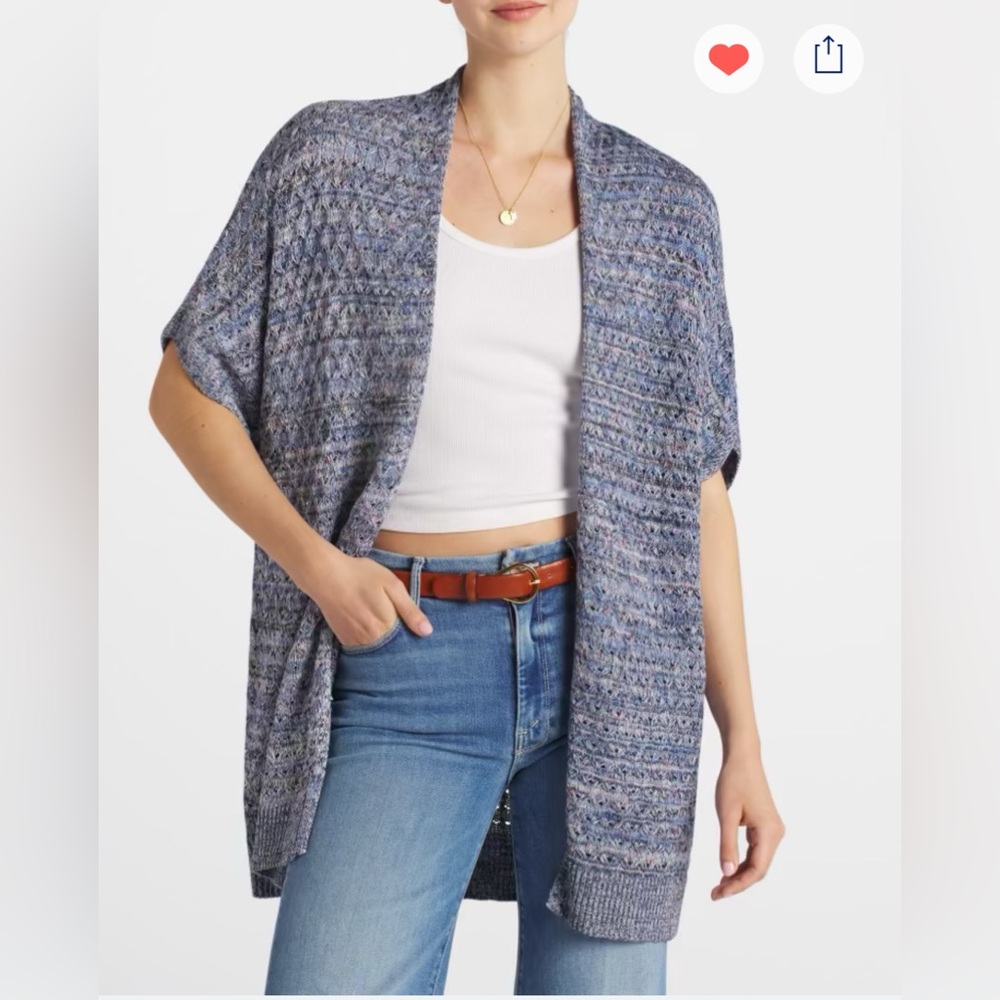 Evolution by Cyrus - Morina Short Sleeve Cardigan (Med)